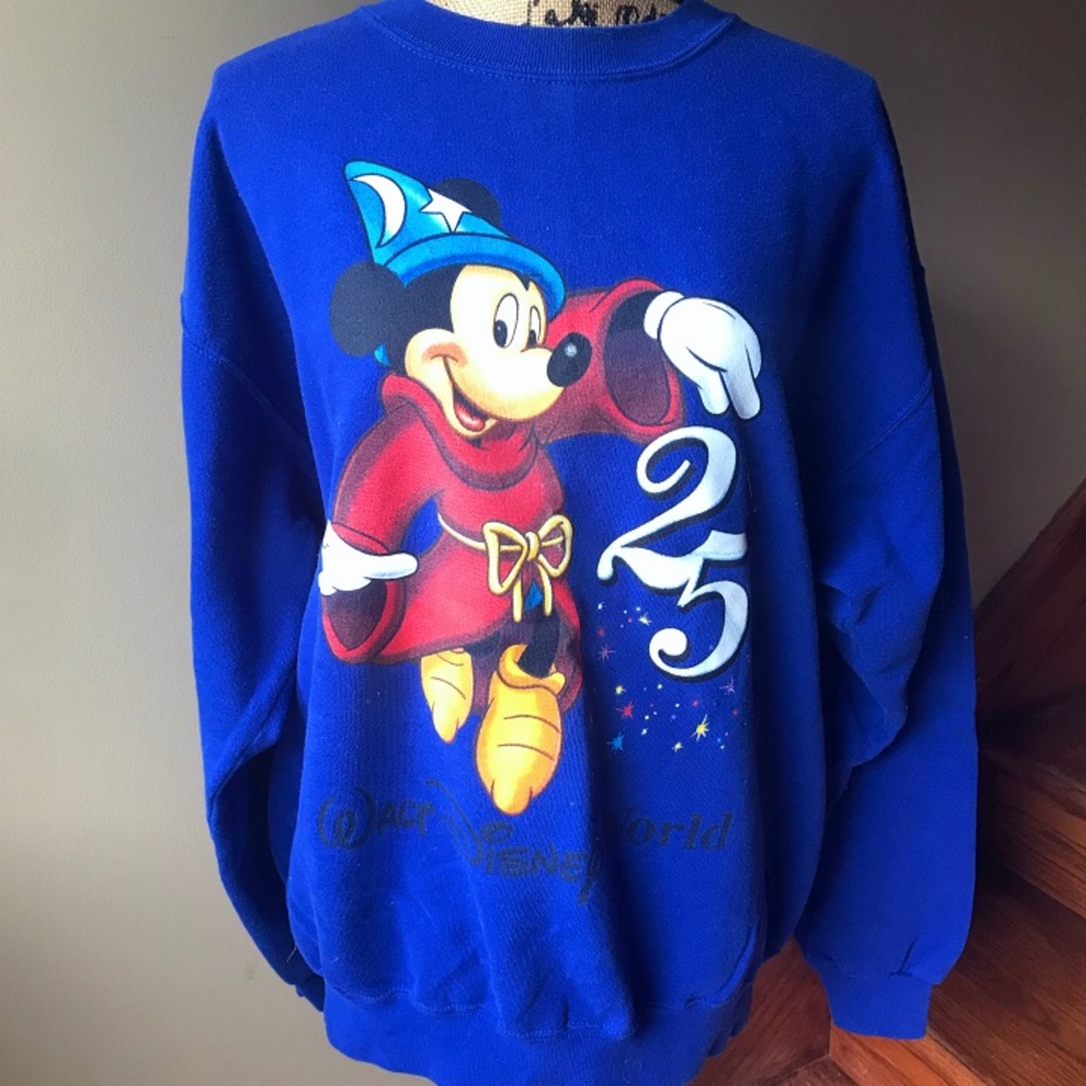 Walt Disney World 25th anniversary Vintage Micky Sweater